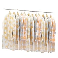 Amazon｜洋服カバー 不織布 クローバー柄 50枚セット (ショート40枚
